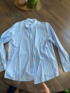 Source Unknown Light Blue Long-Sleeve Button-Up Shirt